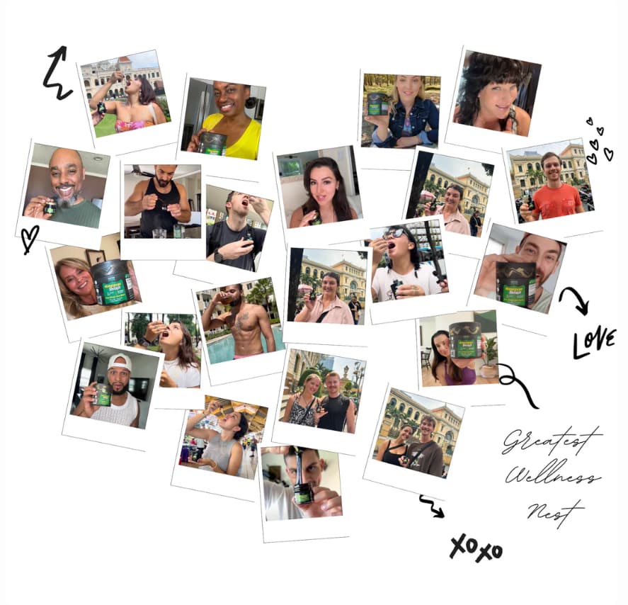 Customer testimonials collage